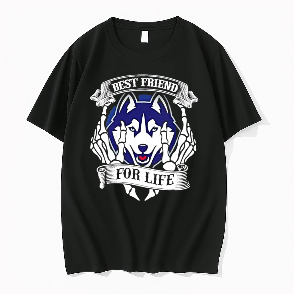 Connecticut Huskies Best Friend For Life Hands Bones Shirts