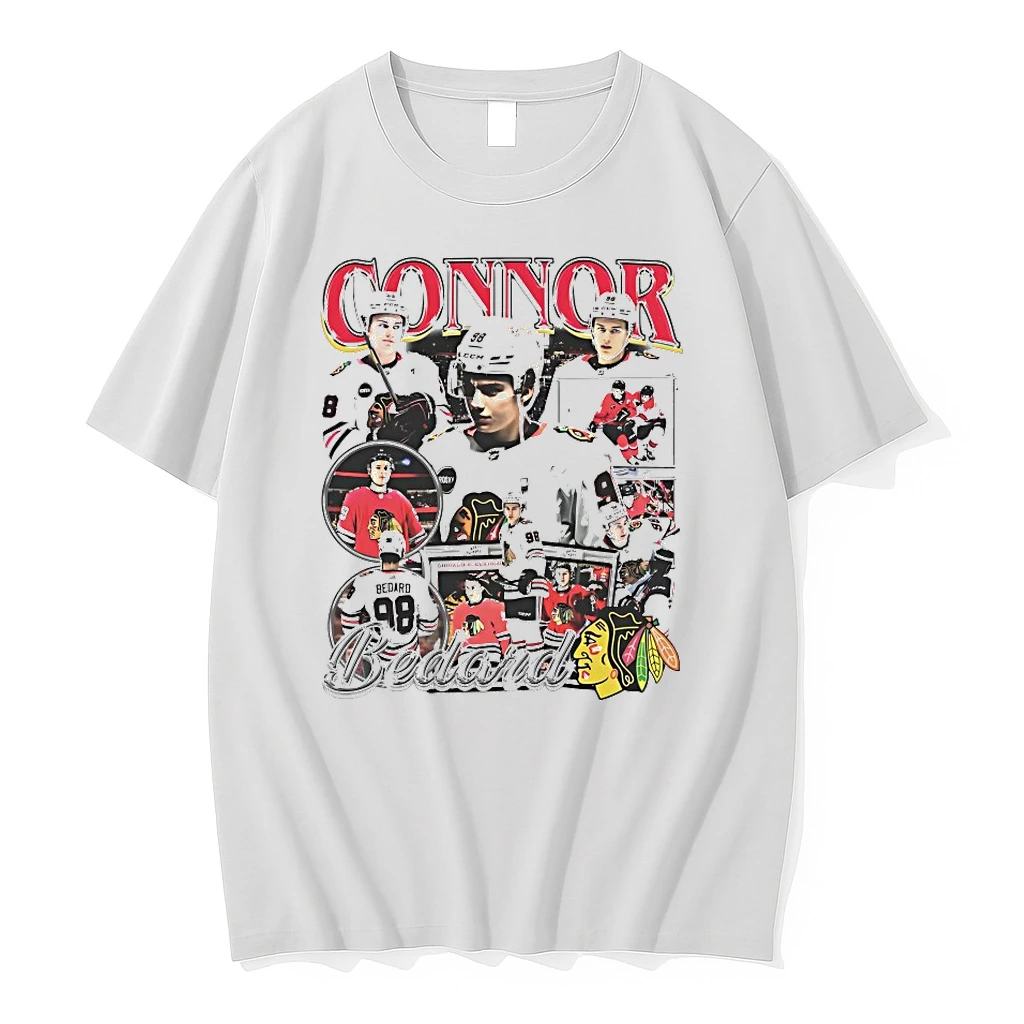 Connor Bedard Chicago Blackhawks Retro Shirts