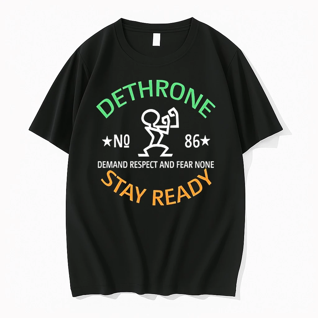 Conor Mcgregor Dethrone Stay Ready Demand Respect And Fear None Walkout Shirts