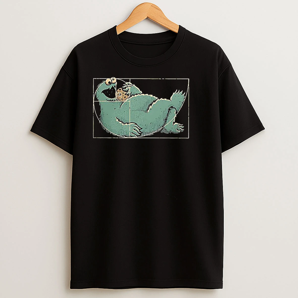 Cookie Monster Fibonacci Ratio T Shirts