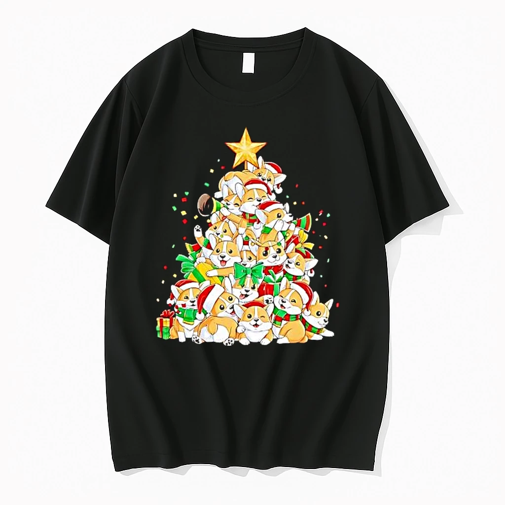 Corgi Christmas Tree Trends Stylish Shirts