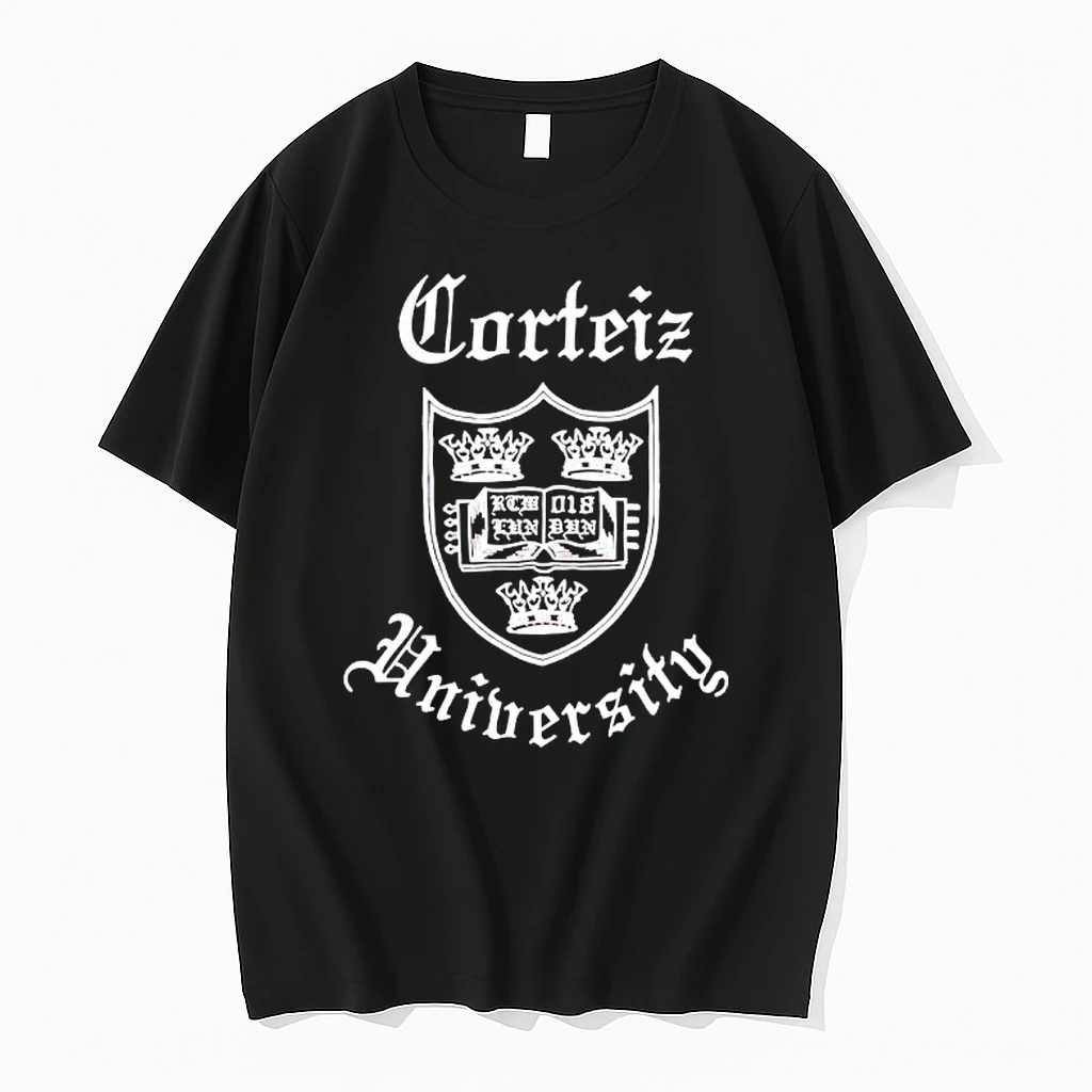 Corteiz University Uni Burgundy Logo Shirts