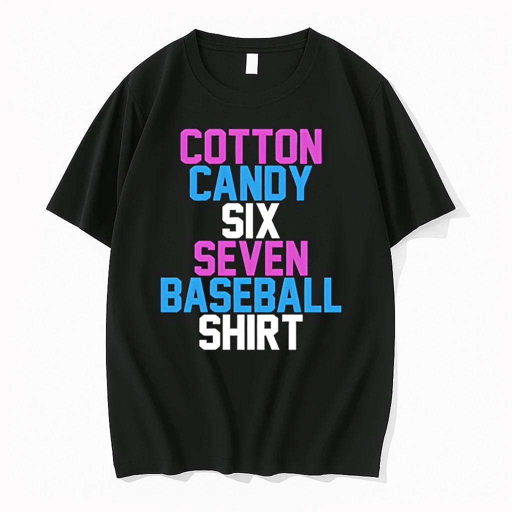 Cotton Candy Six Seven Baseball Shirts