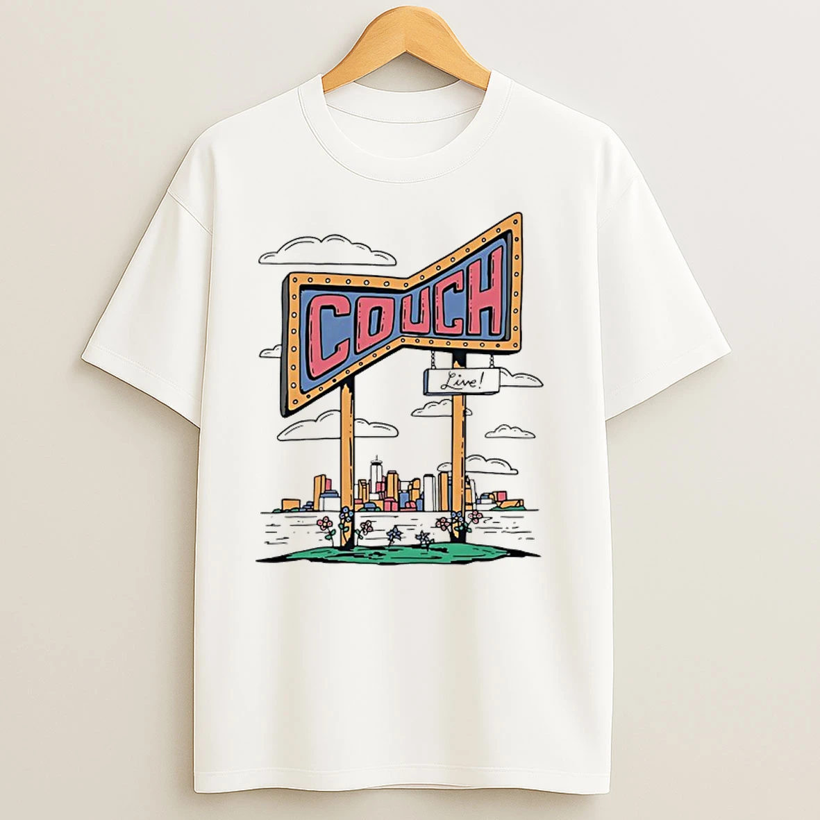 Couch Live 2025 Music Band T Shirts