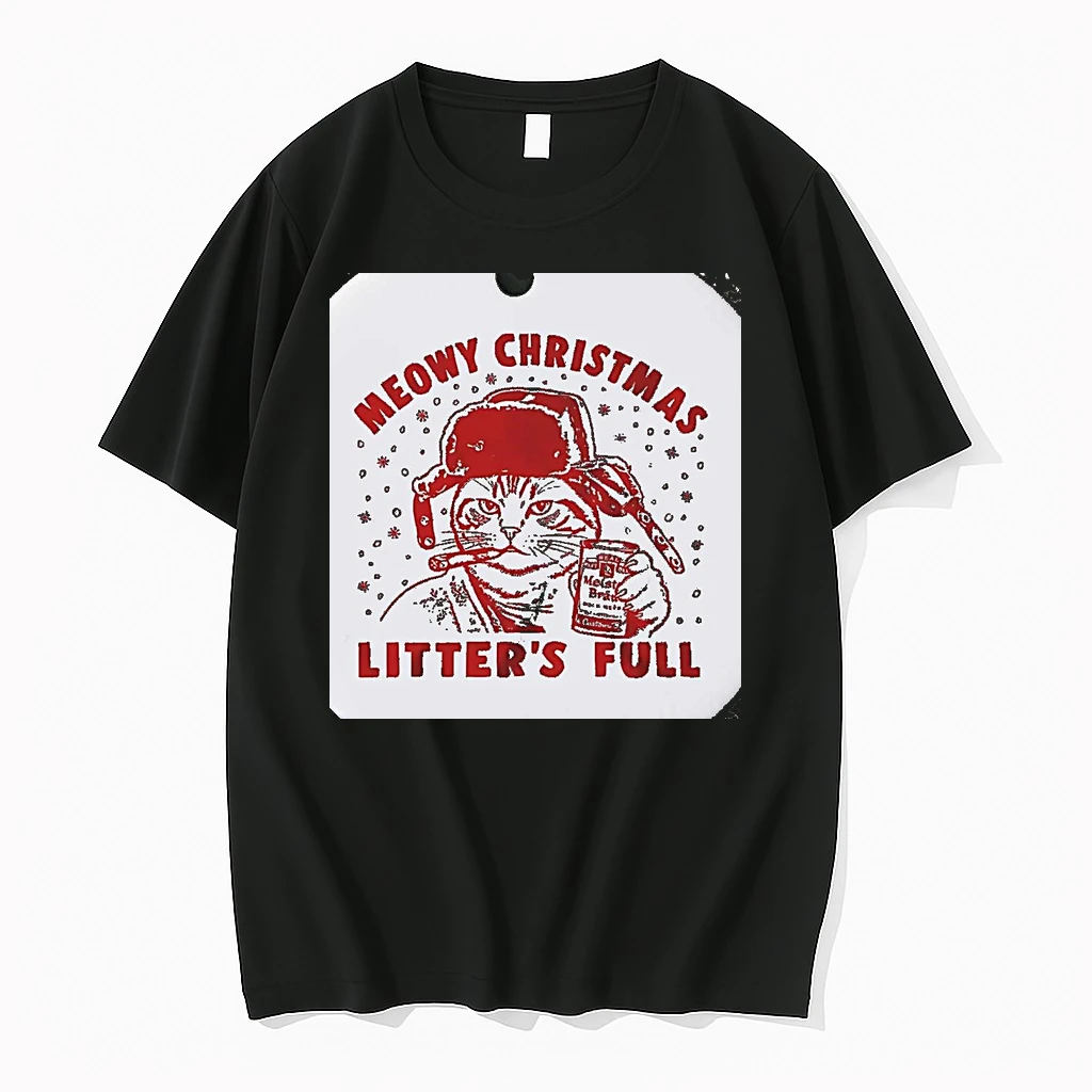 Cousin Eddie Cat Meowy Christmas Litters Full Christmas Shirts