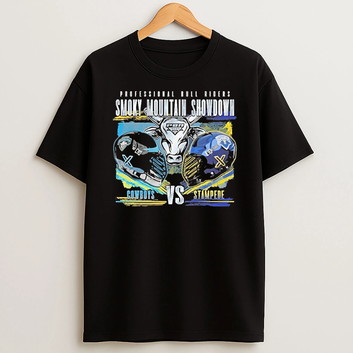 Cowboys Vs Stampede 2025 Pbr Smoky Mountain Showdown Rivalry Shirts