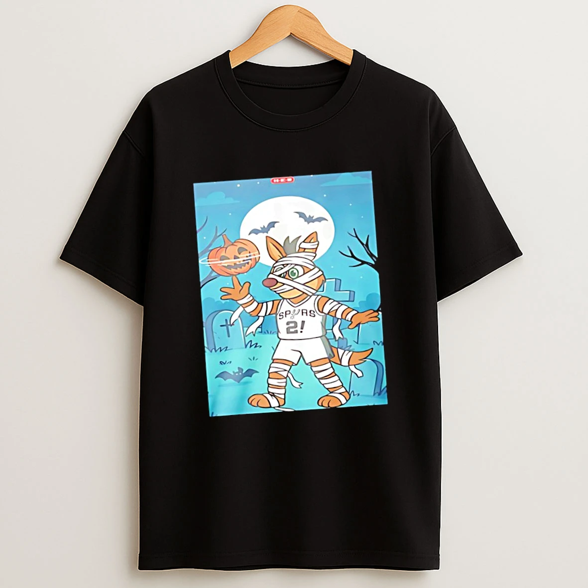 Coyote Mummy San Antonio Spurs Mascot Halloween Shirts