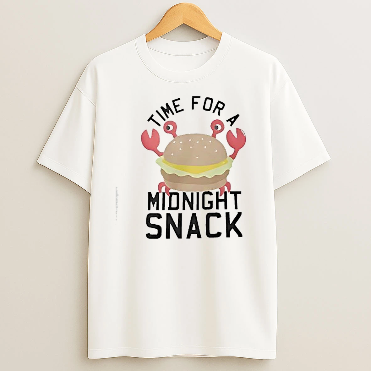 Crab Time For Midnight Snack T Shirts