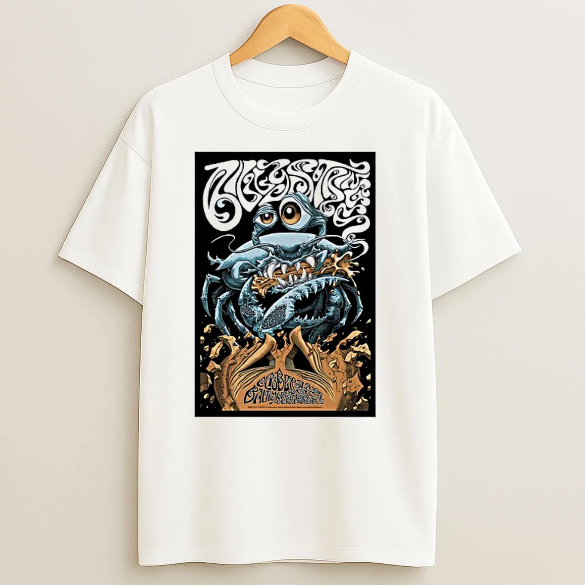 Crab Monster Billy Strings October 31 2025 Cfg Bank Arena T Shirts