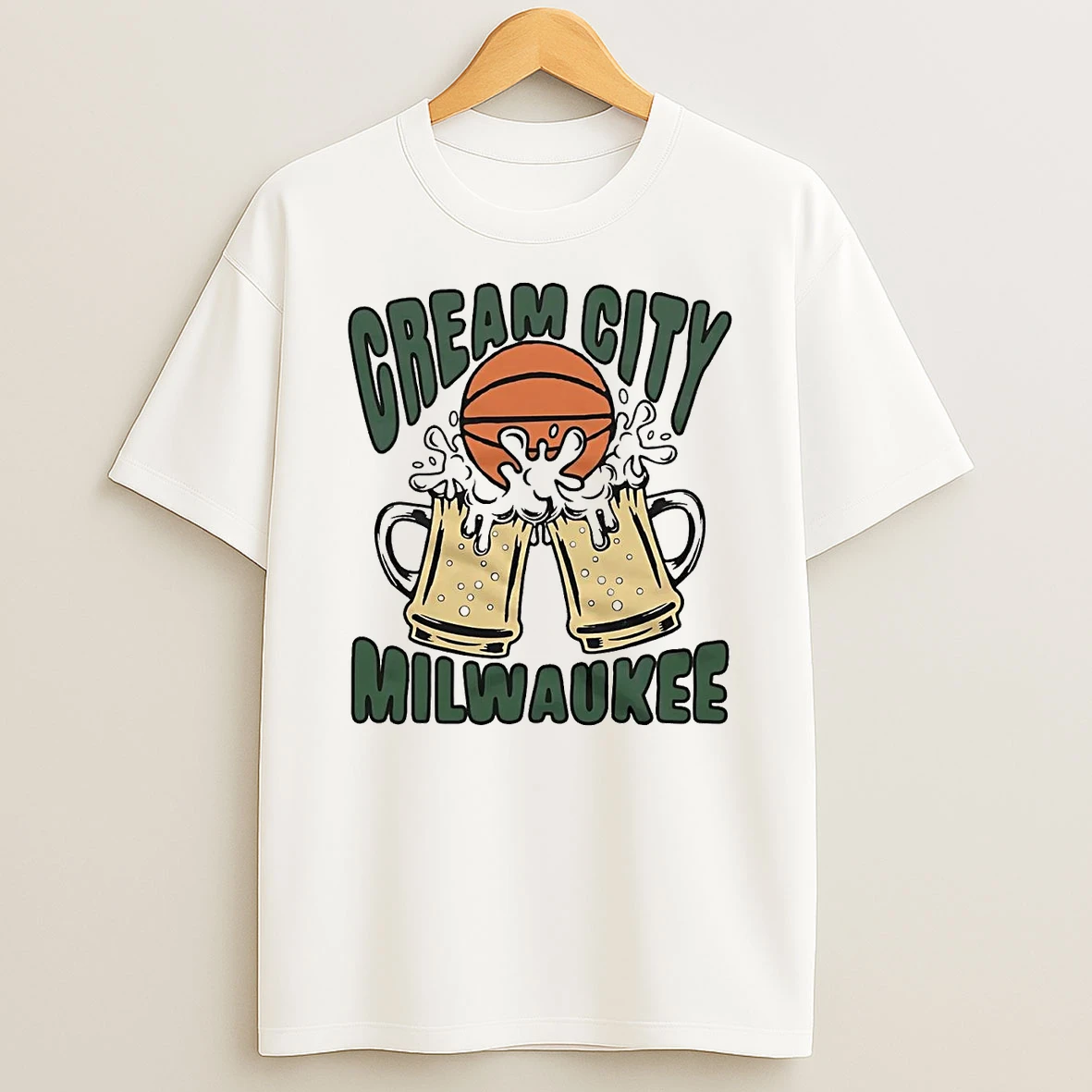 Cream City Milwaukee Bucks Beers Shirts
