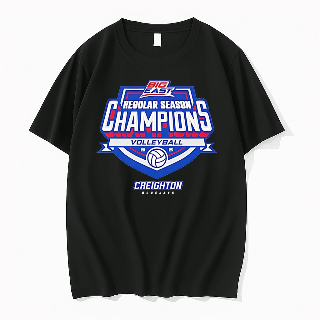 Creighton Bluejays Volleyball 2025 Regular Season Champions Shirts