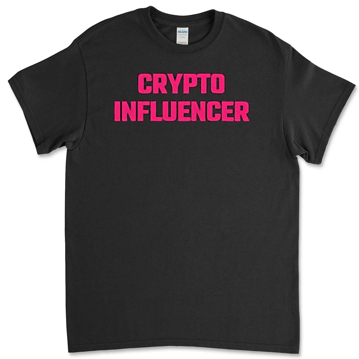 Crypto Influencer Pink Text Premium Shirt Sweater