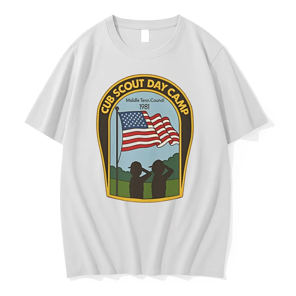 Cub Scout Day Camp Middle Tenn Council In 1981 American Flag Shirts