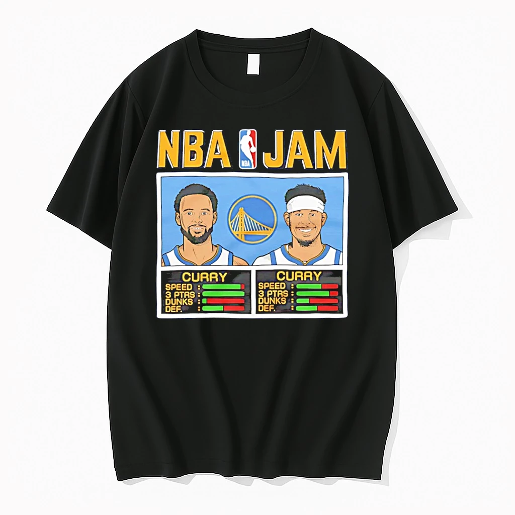 Curry And Curry Warriors Nba Jam 2025 Shirts