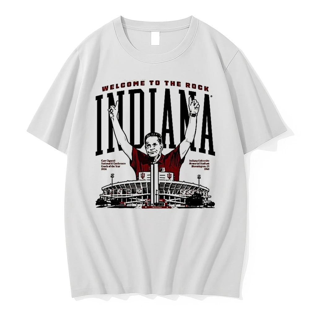 Curt Cignetti Indiana Hoosiers Football Welcome To The Rock Shirts