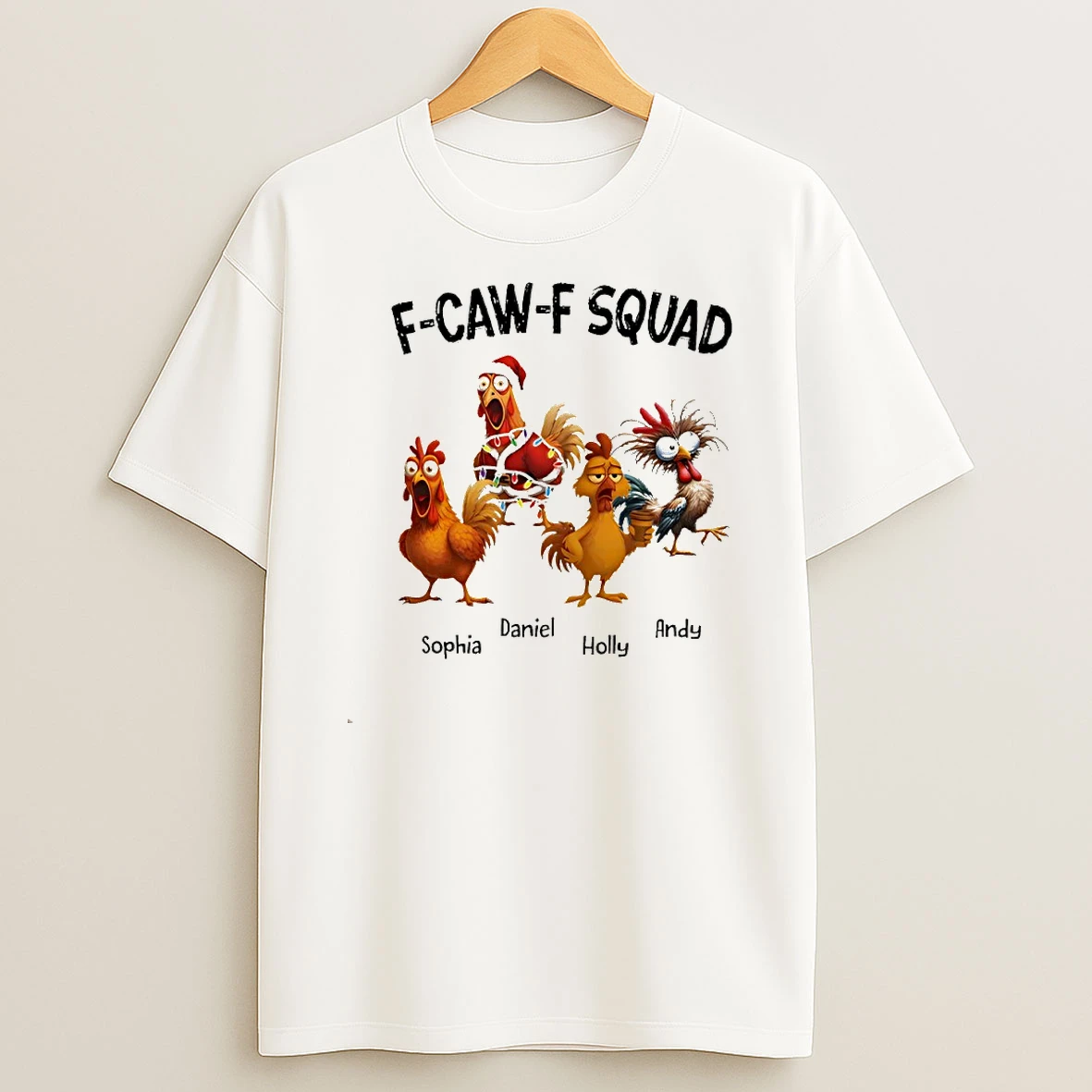 Custom Funny F Caw F Squad Shirts