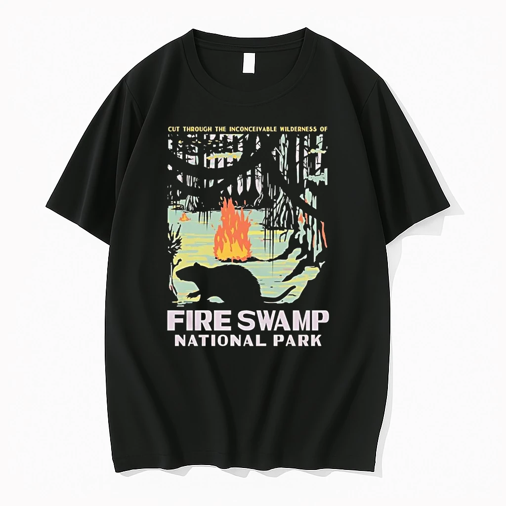 Cut Through The Inconceivable Wilderness Of Fire Swamp National Park Shirts