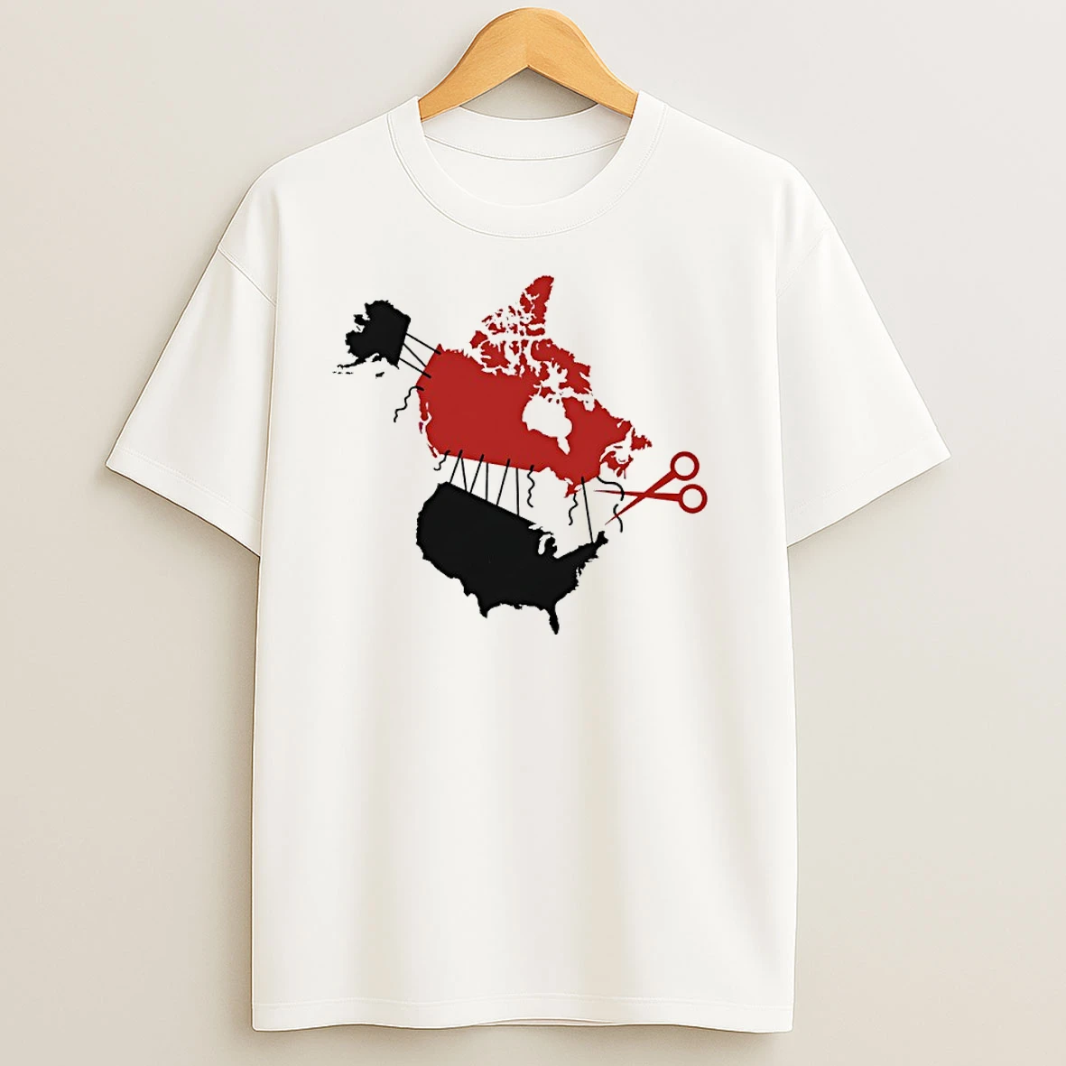 Cutting Ties American Map T Shirts