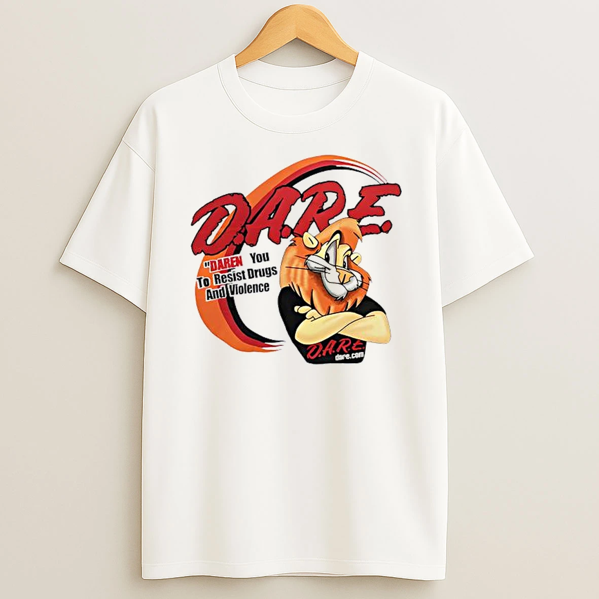 Dare Graduate Daren The Lion 1998 You To Resist Drugs And Violence Shirts