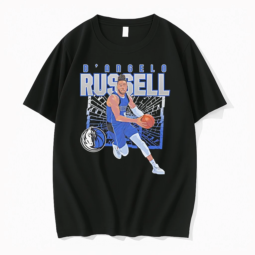 Dangelo Russell Dallas Mavericks Basketball Player Shattered Shirts