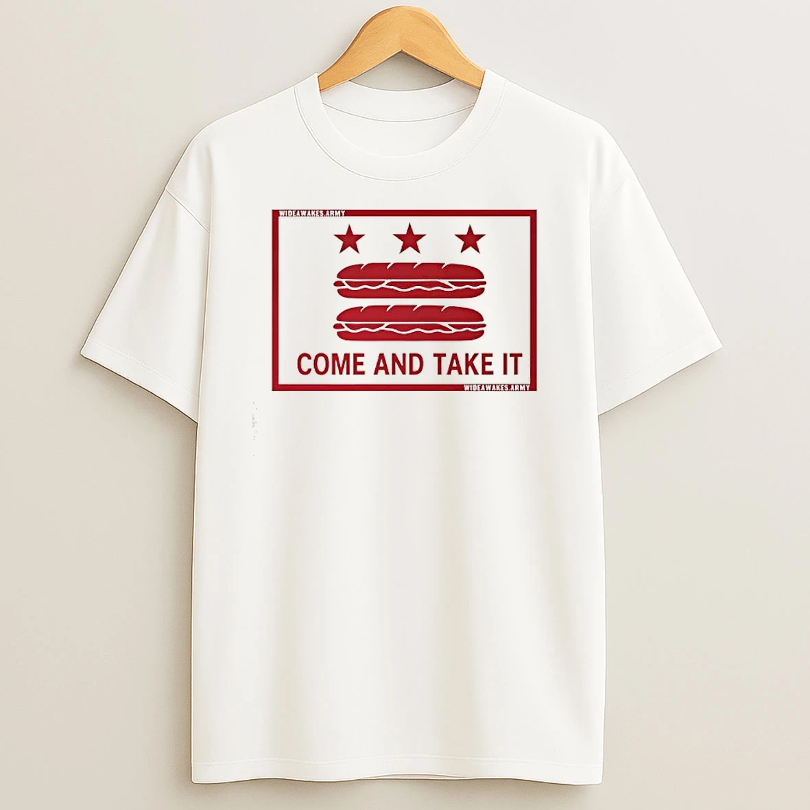Dc Flag Come And Take It Sandwich Protest T Shirts