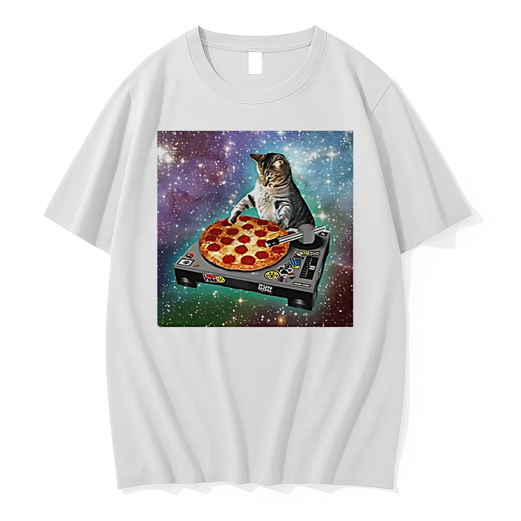 Dj Cat Pizza Meme Shirts