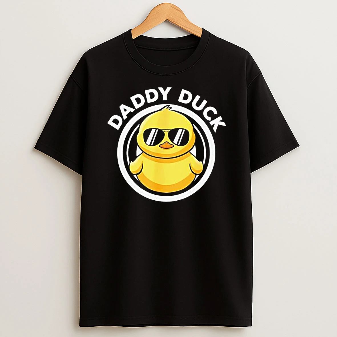 Daddy Duck Dad I Love Ducks Black Shirts