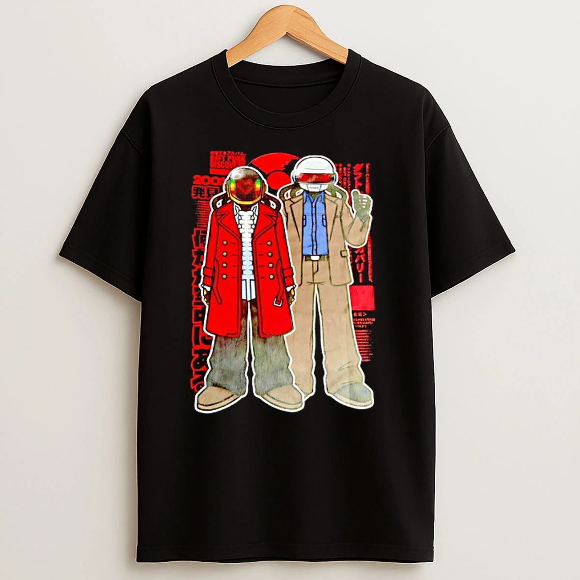 Daft Punk Discovery Album 2001 T Shirts
