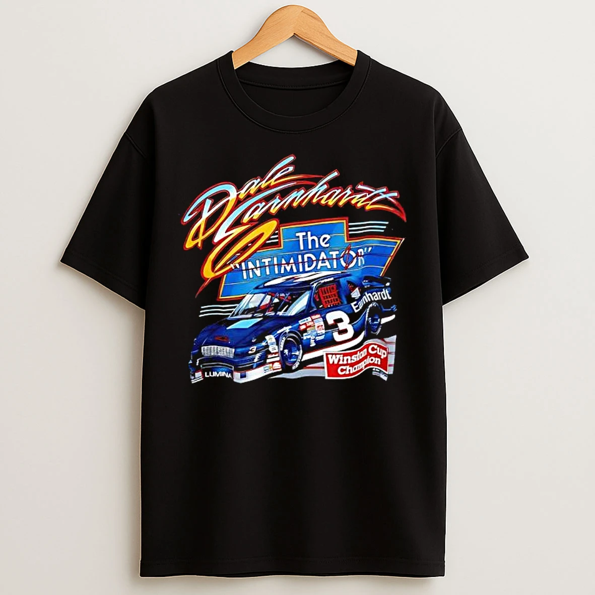 Dale Earnhardt Sr 3 Nascar Winston Cup Champion The Intimidator Graphic T Shirts