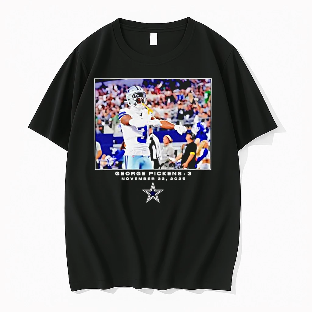 Dallas Cowboys George Pickens Nfl Flash Features November 23rd 2025 Shirts