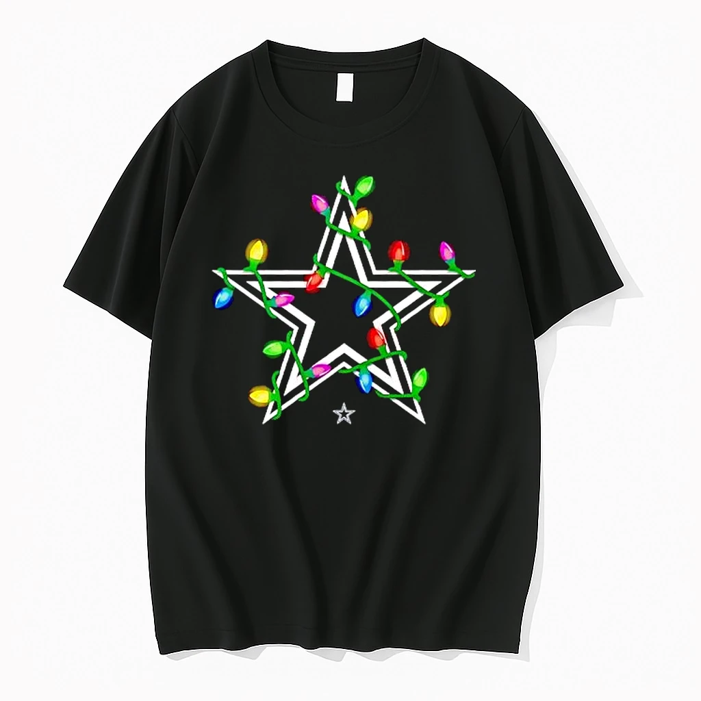 Dallas Cowboys Logo Holiday Lights Shirts