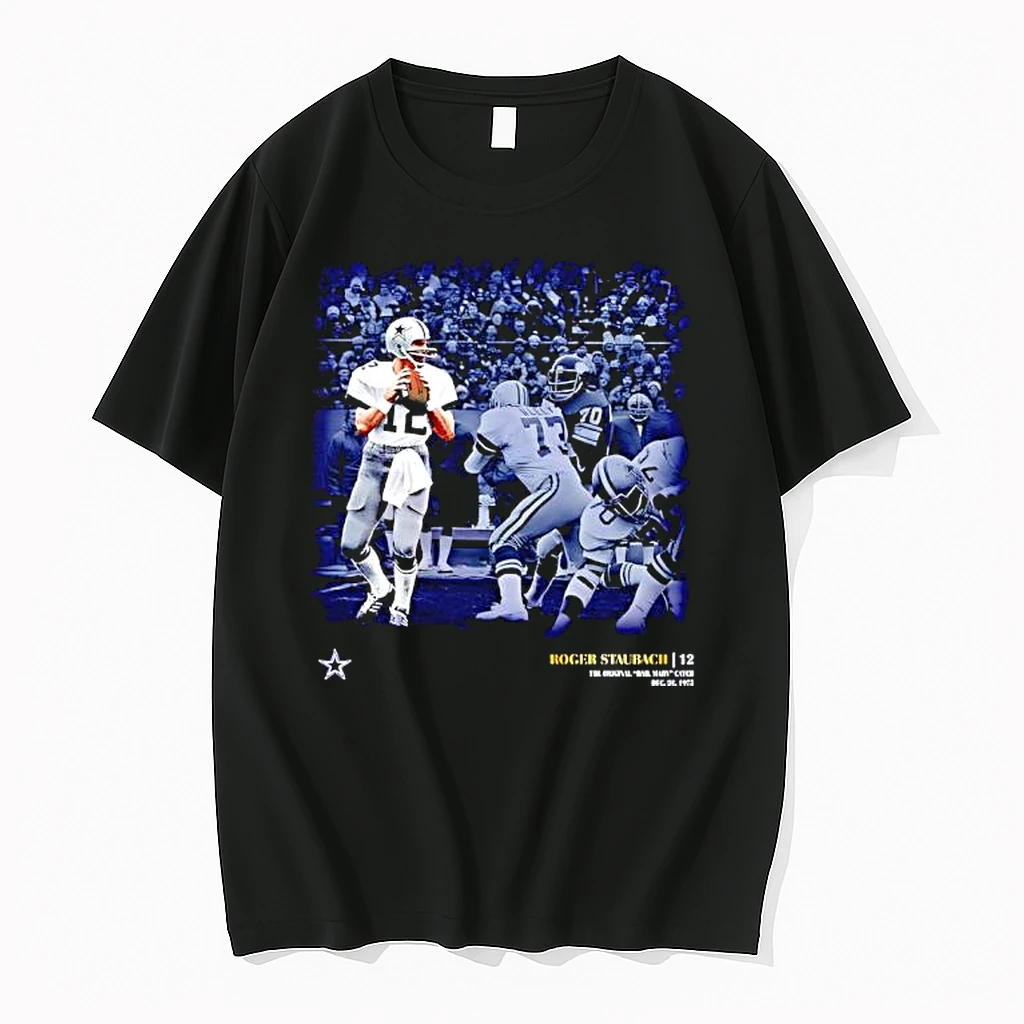 Dallas Cowboys Roger Staubach Moments Graphic Shirts