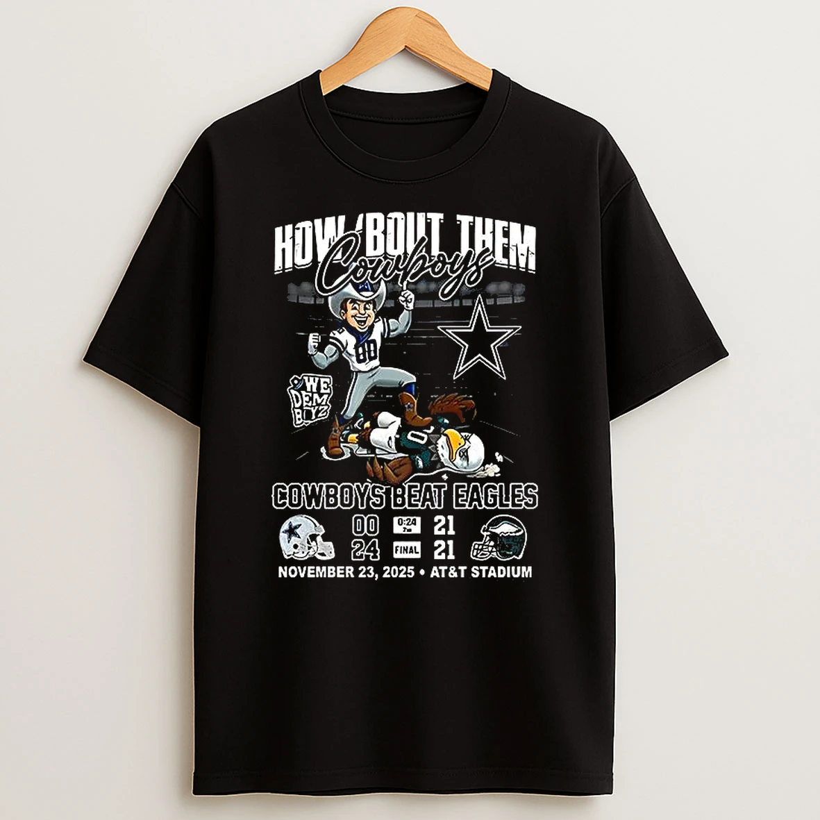 Dallas Cowboys Beat Philadelphia Eagles Nfl How Bout Them Cowboys 2025 Shirts