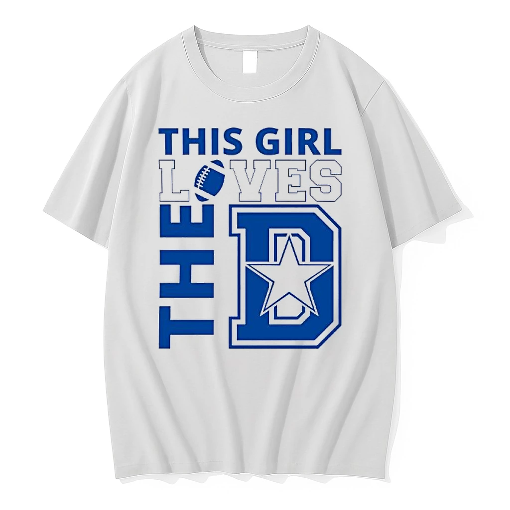 Dallas Cowboys Football This Girl Loves The D Shirts