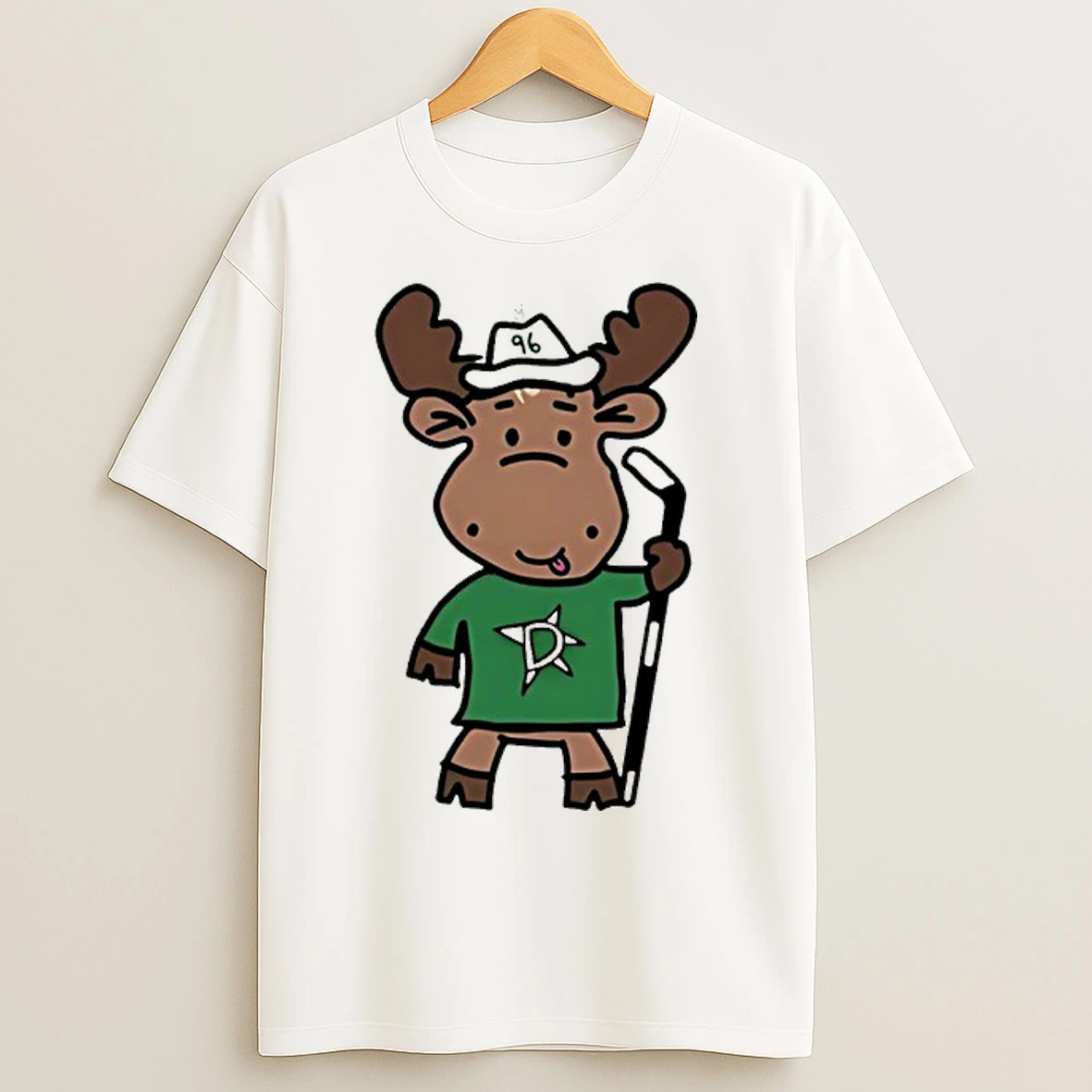 Dallas Hockey Mikko Rantanen Doodle Moose Has Entered The Chat T Shirts