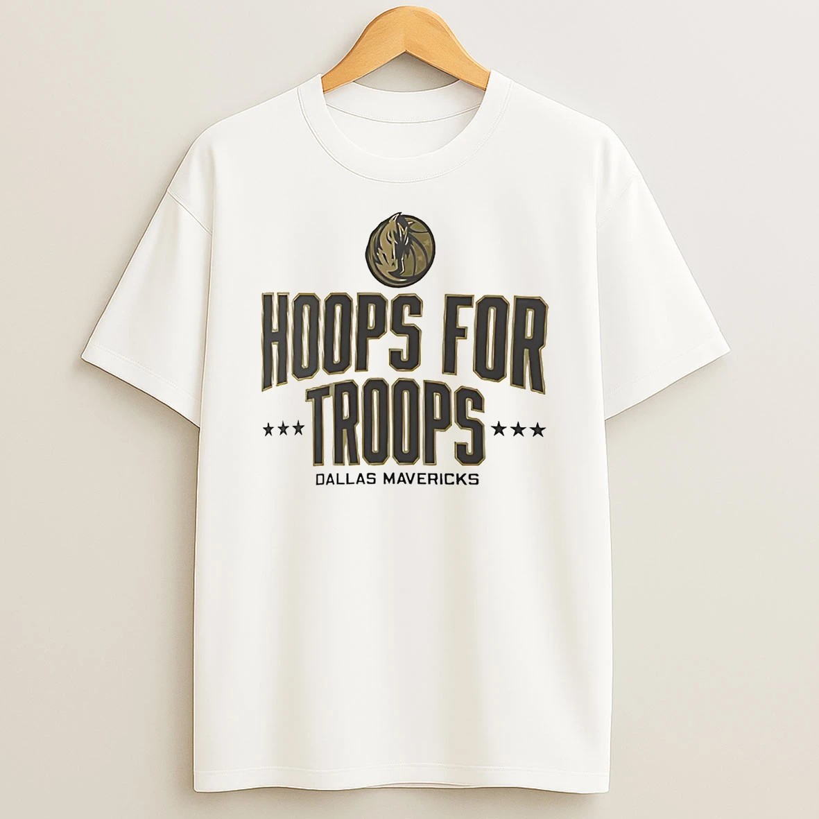 Dallas Mavericks Hoops For Troops Shirts