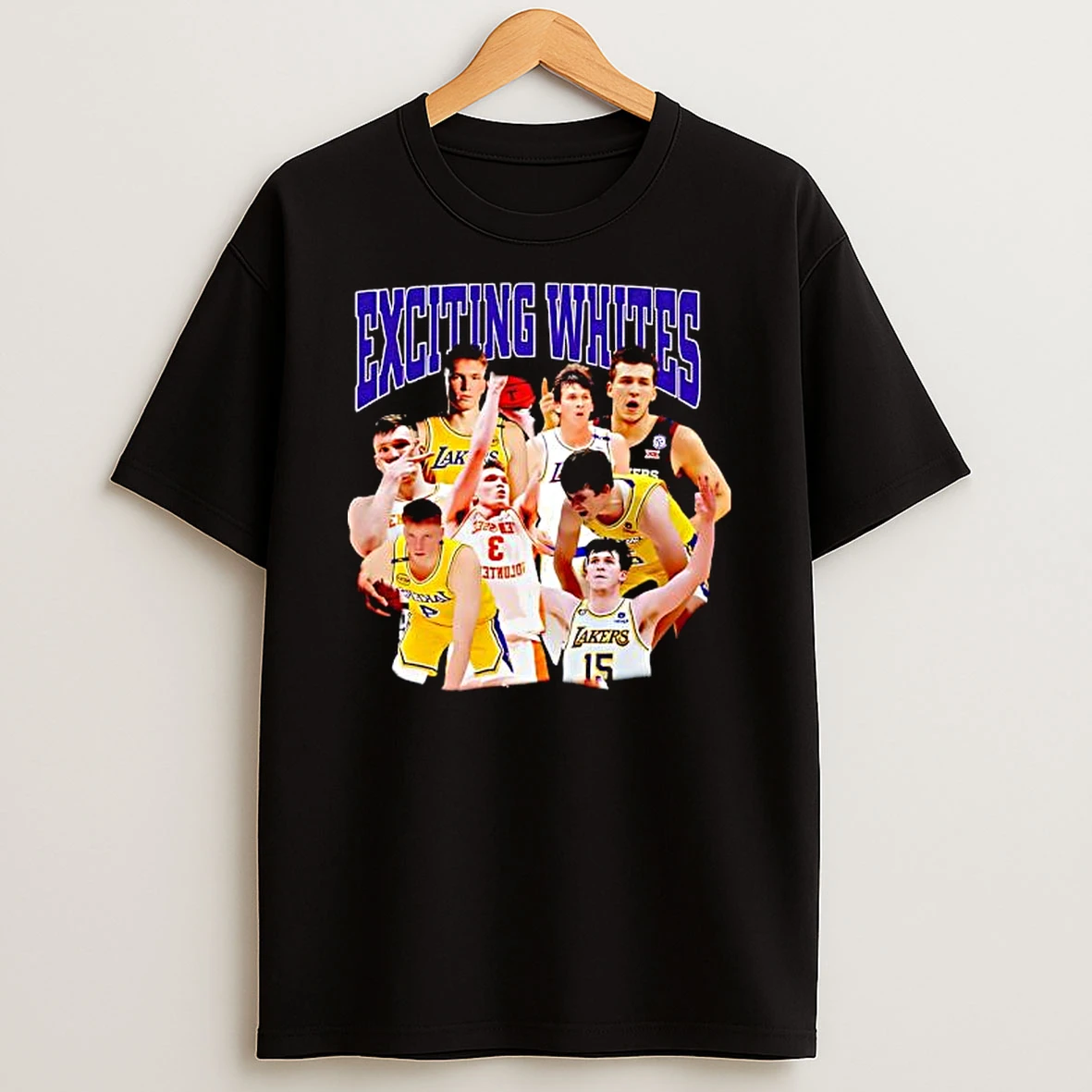 Dalton Knecht Austin Reaves Exciting Whites Graphic Shirts