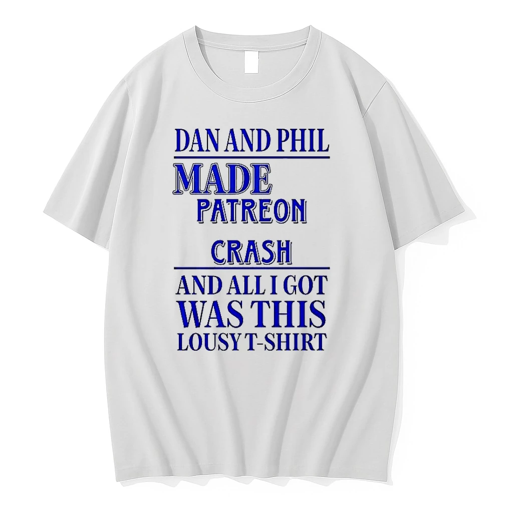 Dan And Phil Made Patreon Crash Shirts