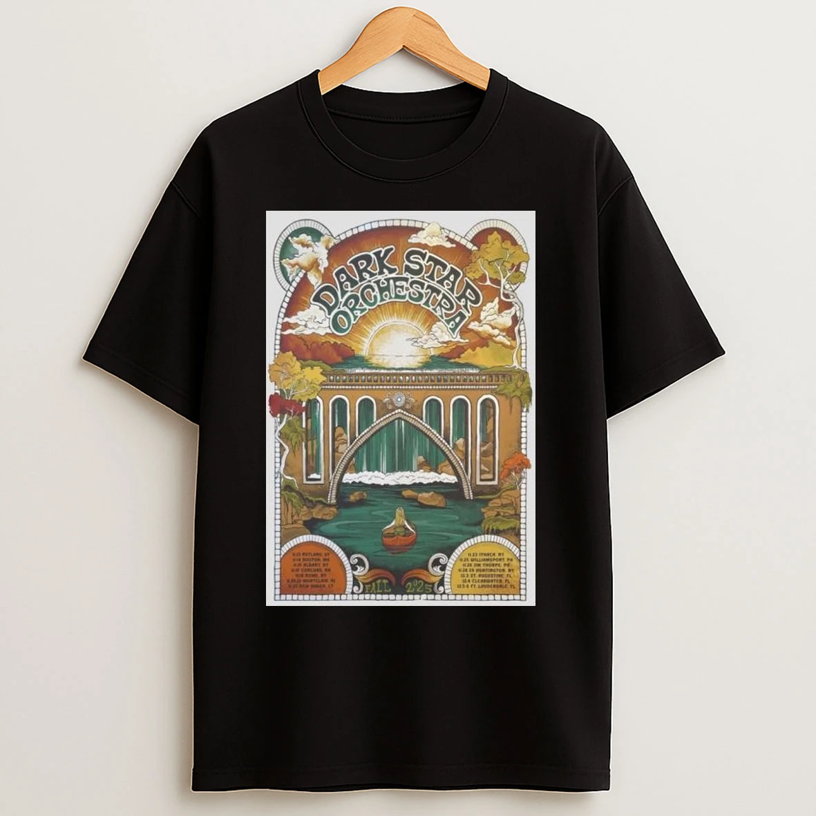 Dark Star Orchestra Merch Fall Tour 2025 Long Sleve T Shirts