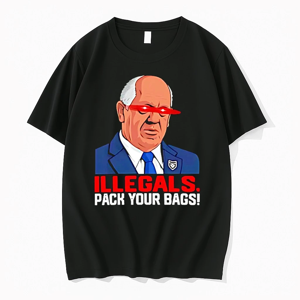 Dark Tom Homan Illegals Pack Your Bags Shirts
