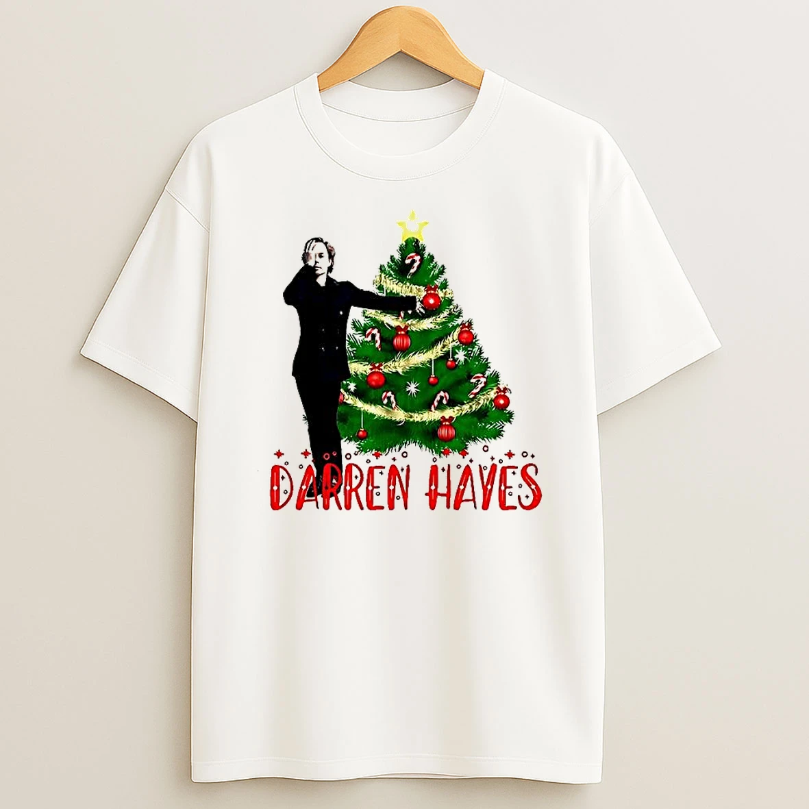 Darren Hayes Merry Christmas Tree Shirts