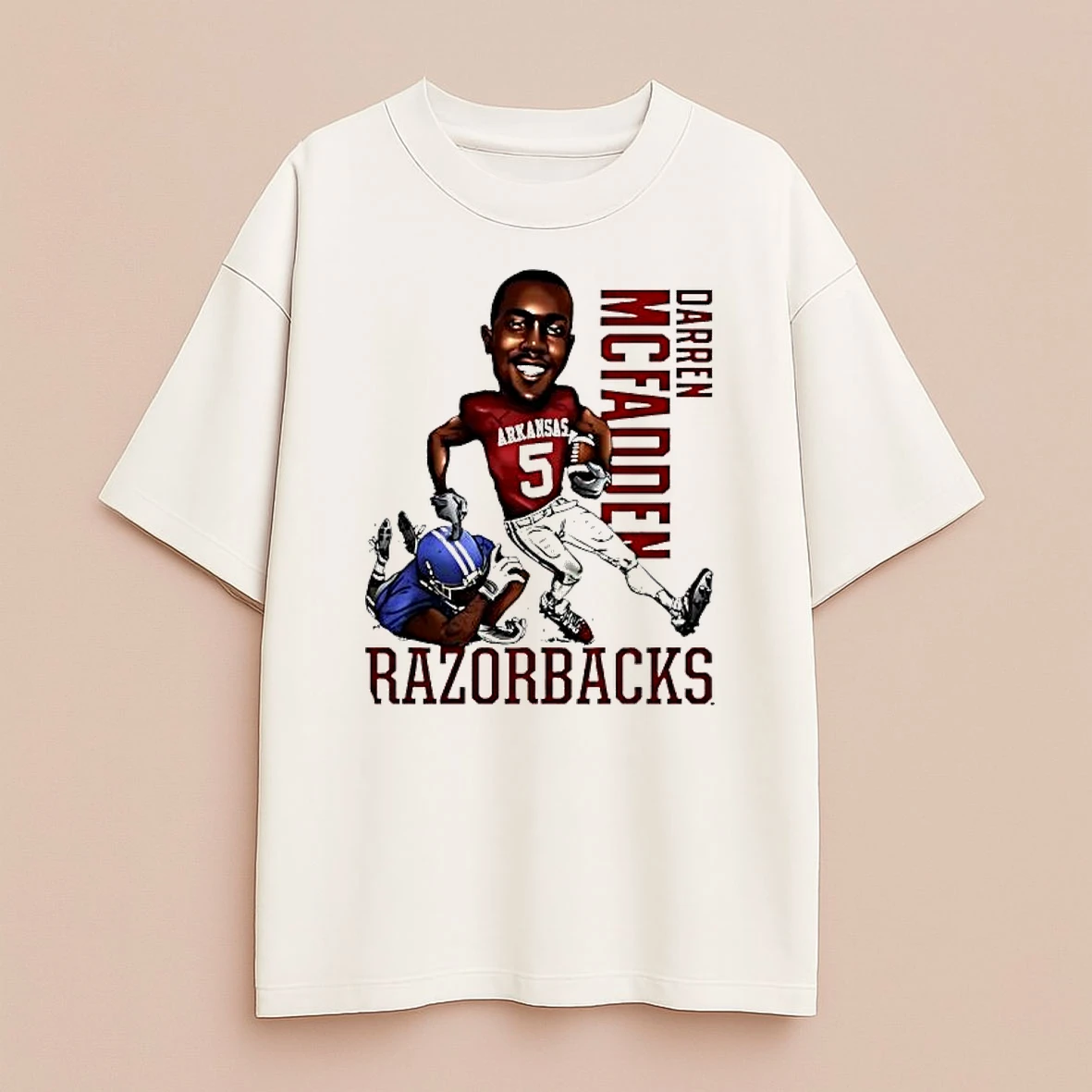 Darren Mcfadden Arkansas Razorback Caricature Cartoon Premium Shirt Sweater