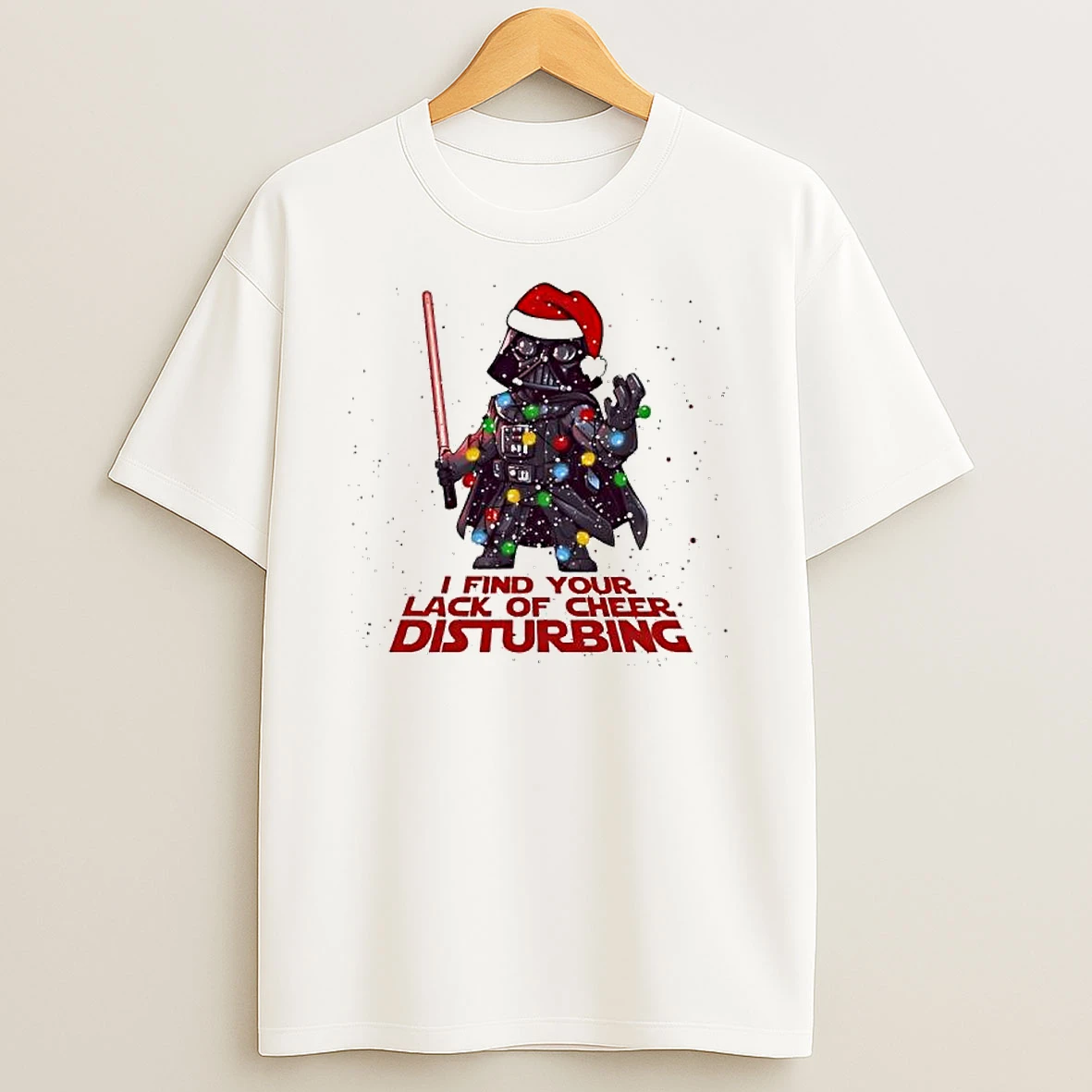 Darth Vader Christmas I Find Your Lack Of Cheer Disturbing Shirts