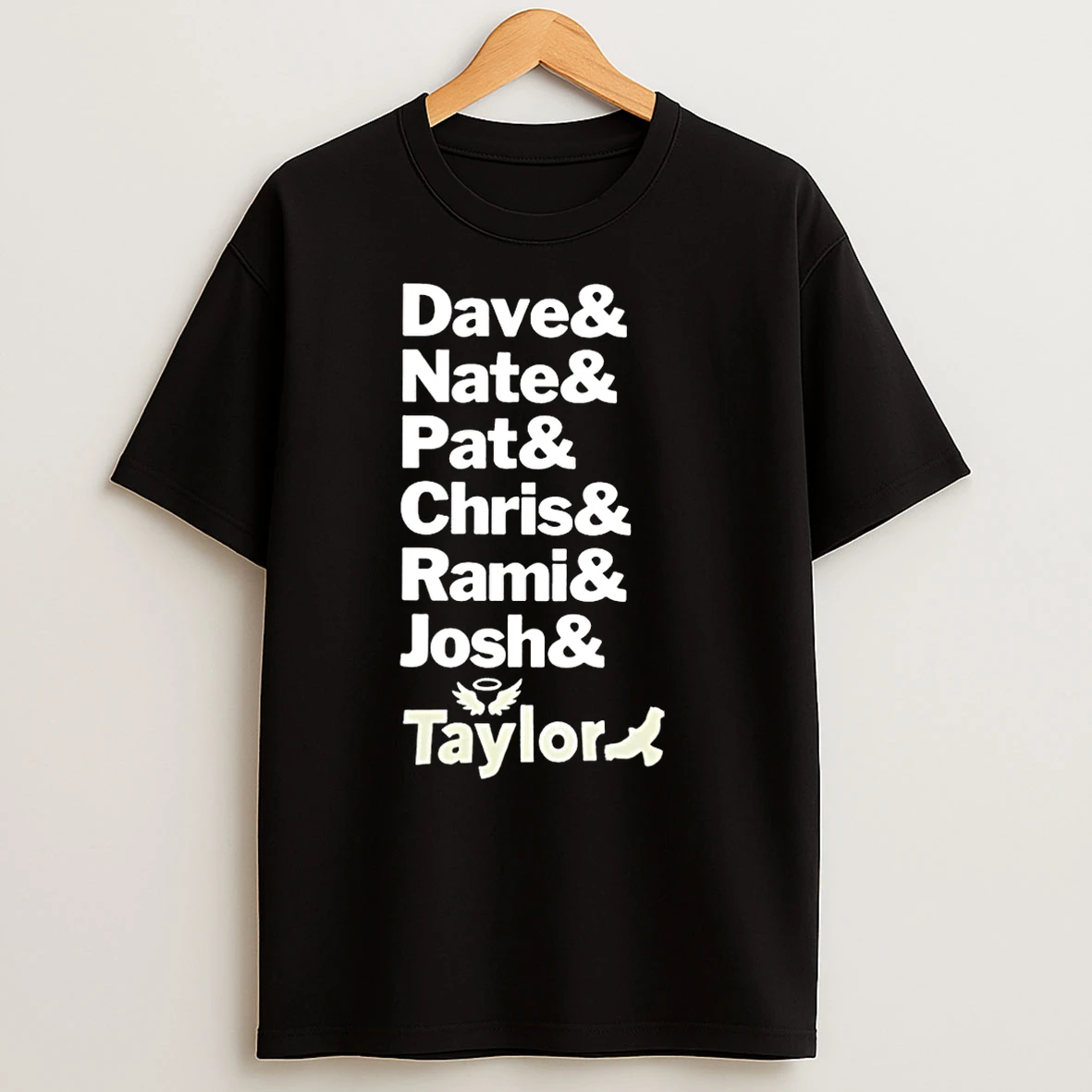 Dave Nate Pat Chris Rami Josh And Taylor Christmas T Shirts