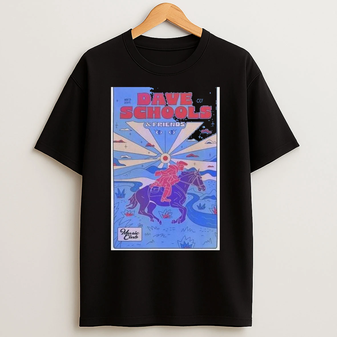 Dave Schools Friends Charlotte Music Club November 7 2025 Concert Circle Black T Shirts