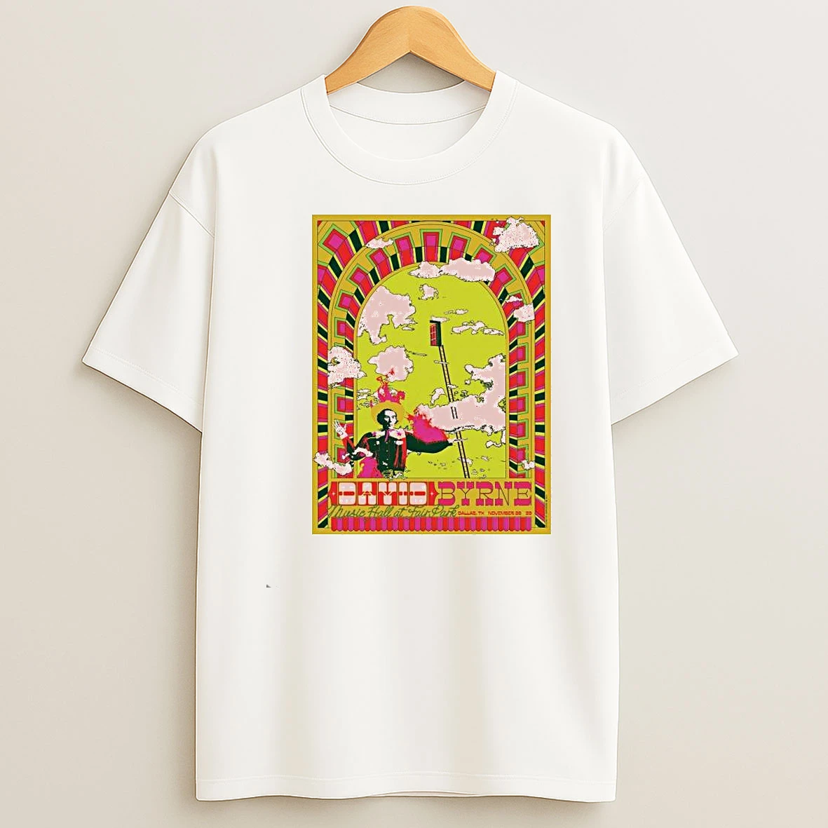 David Byrne Music Hall At Fair Park In Dallas Tx Nov 28 2025 Shirts