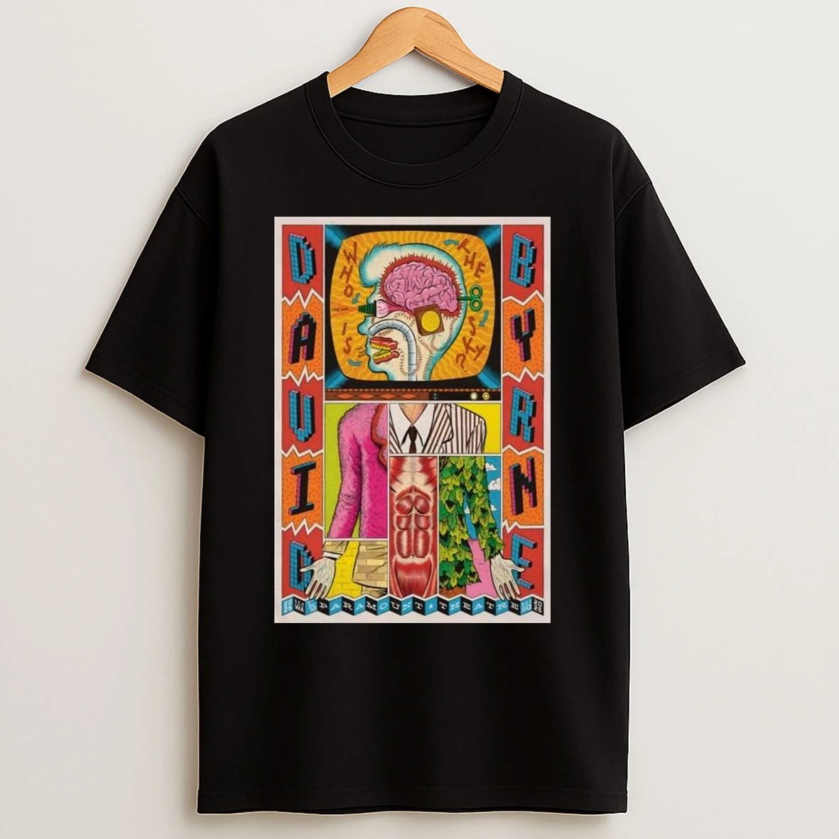 David Byrne Paramount Theatre Seattle Wa Nov 11 13 2025 Long Sleve T Shirts