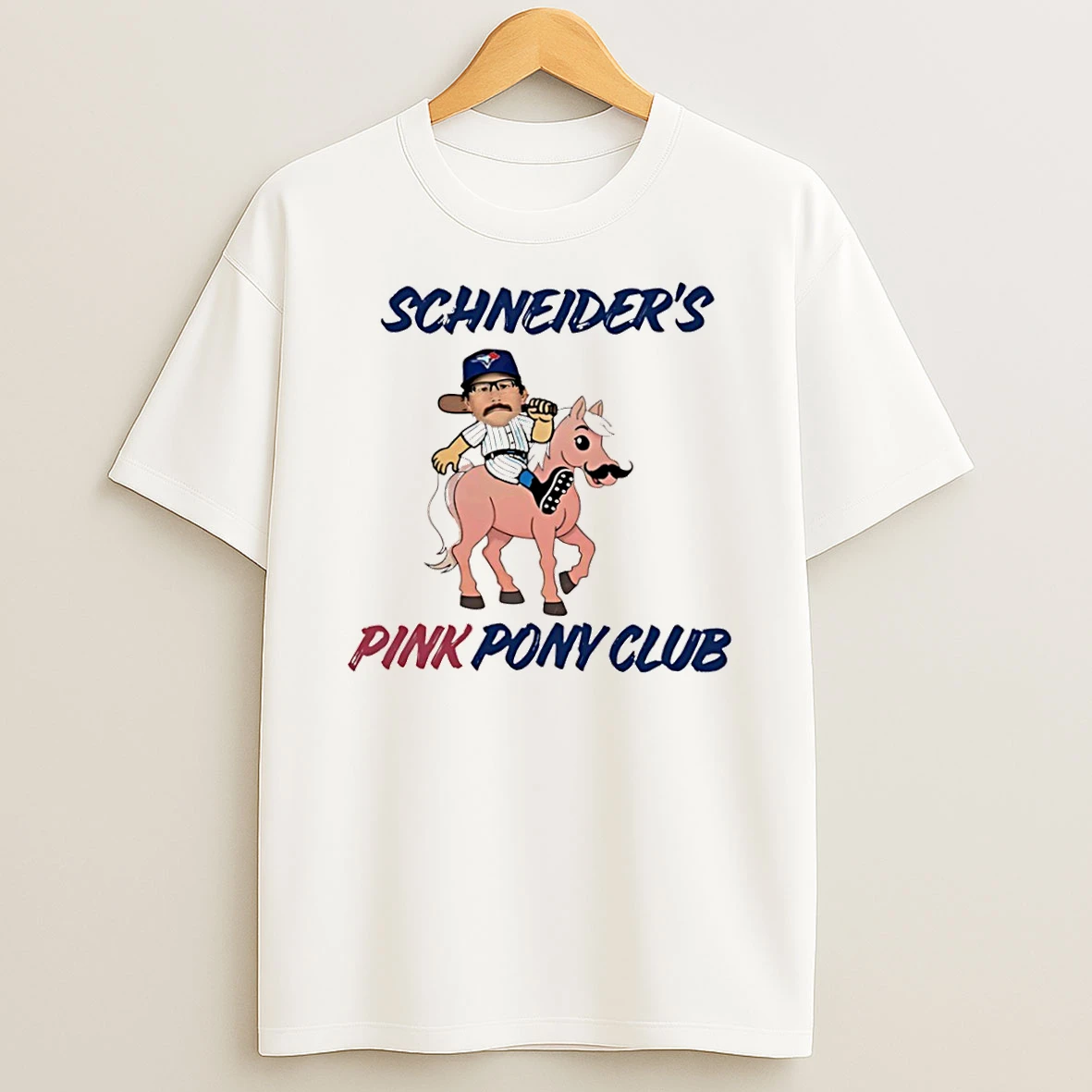 Davis Schneider Toronto Blue Jays Pink Pony Club Shirts