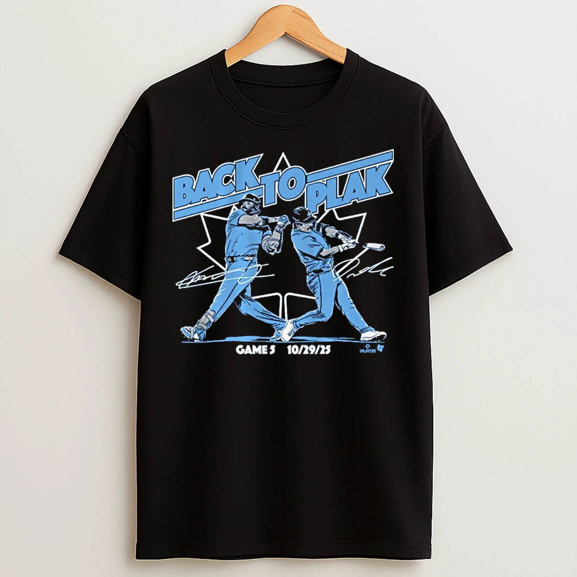 Davis Schneider Vladimir Guerrero Jr Back To Plak T Shirts