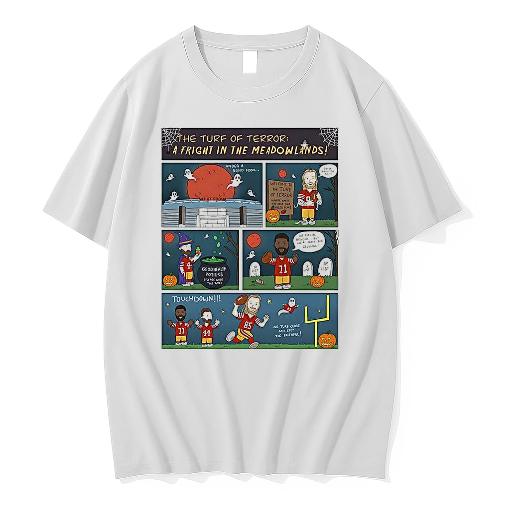Day 47 The Turf Of Terror A Fright In The Meadowlands Comic Halloween Shirts